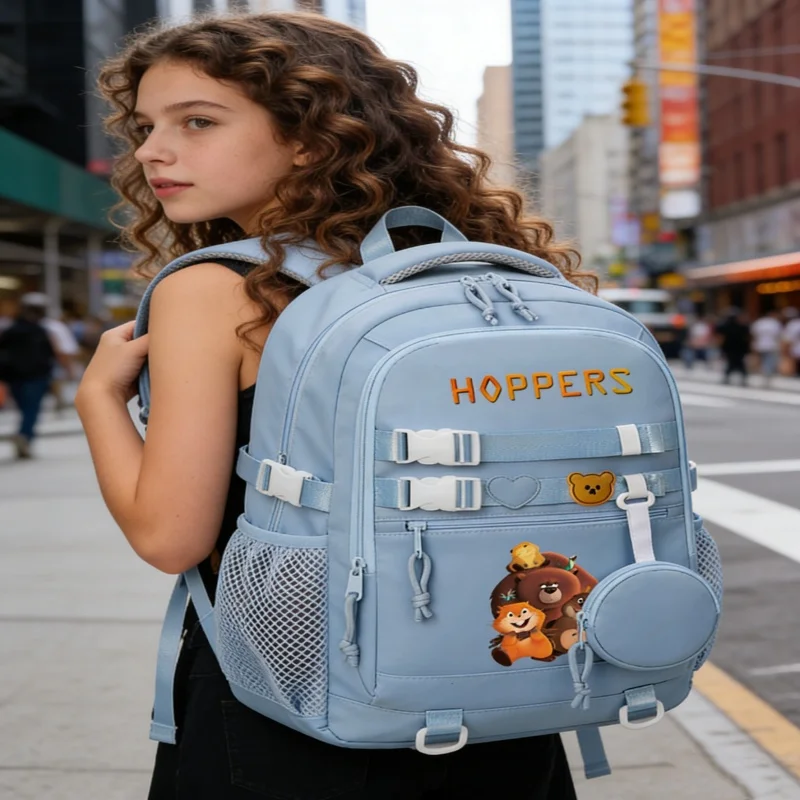 

Kawaii Capybara School Backpack Hoppers Casual Daypacks Kids Book bag Children Schoolbag Travel Backpack