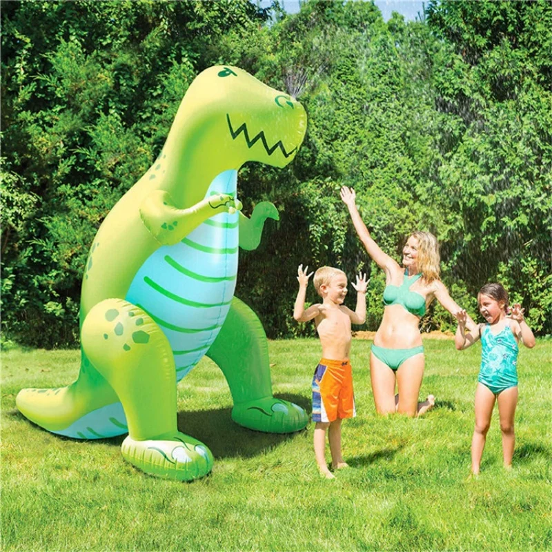 

Large Inflatables Dinosaur Giraffe Water Spray Standing Dinosaur Sprinkler Children Toys Outdoor Jungle Birthday Parties Decor