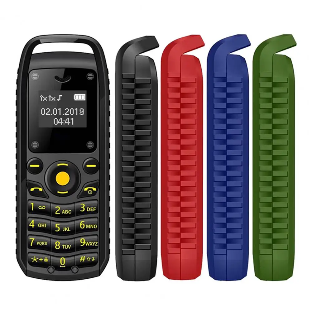 B25 Student Mini Phone 380mAh Battery No Camera GSM 2G Dual Cards Slots Mini Key Phone Keypad Phone Signal Communication