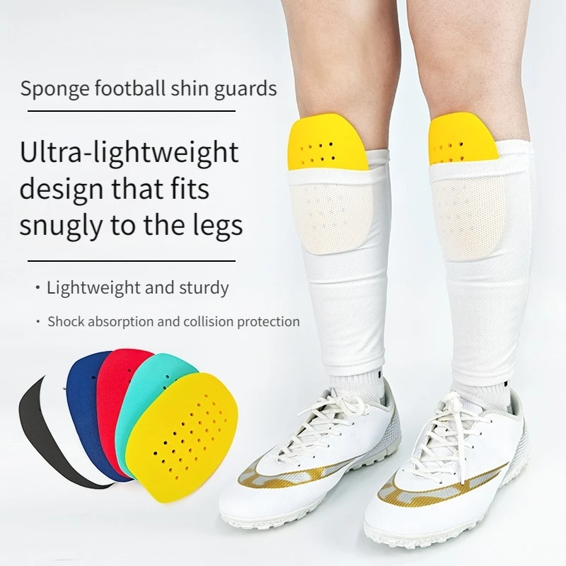 Ultra-light football shin guards for children and adults, one-piece insertable,  professional training shin protection gear