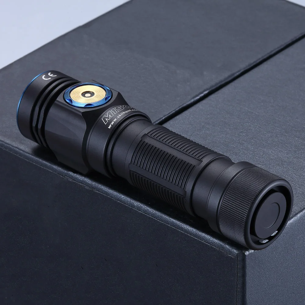 Skilhunt-ミニUSB充電式懐中電灯,m150 v3 14500/aa,バッテリー,急速充電,LED懐中電灯