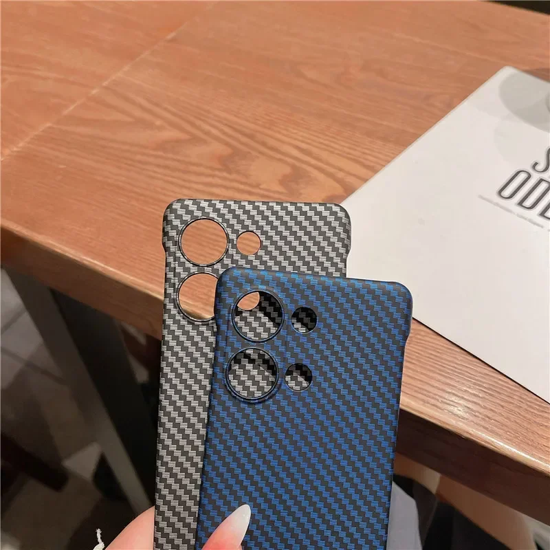 Frameless Carbon Fiber Matte Hard PC Phone Case For OPPO Reno 11 10 9 8 7 6 5 Pro Z Plus Lite Back Protector Bumper Shell Cover - Image 3