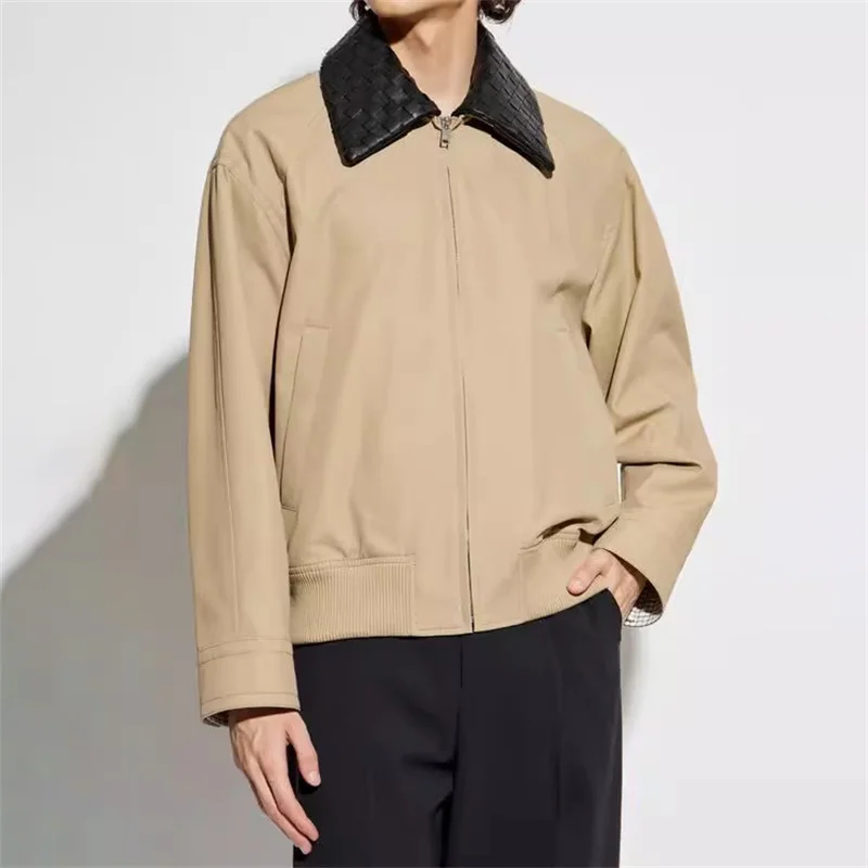 

Женская куртка, новинка осени 2024, съемный воротник из овчины, топ с длинными рукавами, смесь хлопка, женское пальто, верхняя одежда y2k