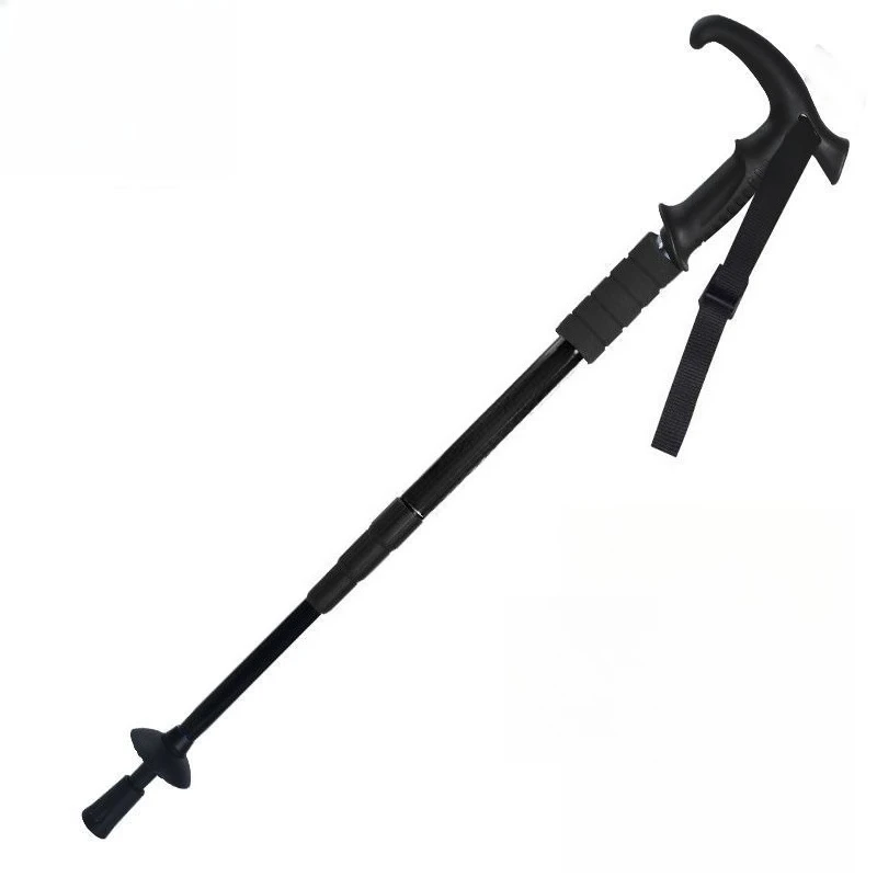 

Aluminum alloy telescopic portable hiking stick outdoor hiking stick unisex non-slip 4-section climbing sticks