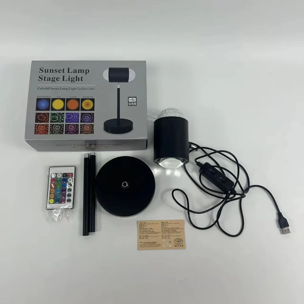 Picture 7: Diode Sunset Water Ripple Double End Remote Control Plug-in Elegant Atmosphere Indoor Bedroom Hotel Bar Night Light