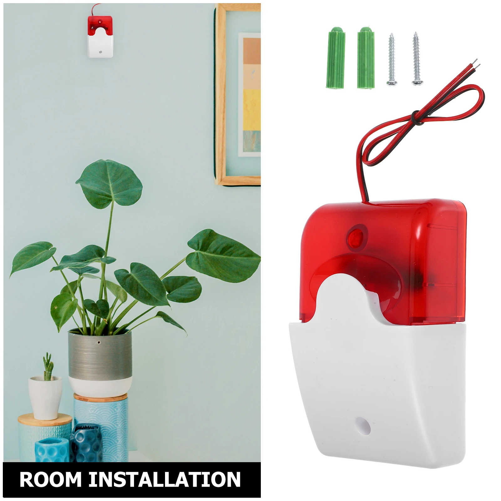 

Audible Sound Light Sensor Safety Device for Home Office Apartment High Sensitivity Compact Size Long Service Life for Home