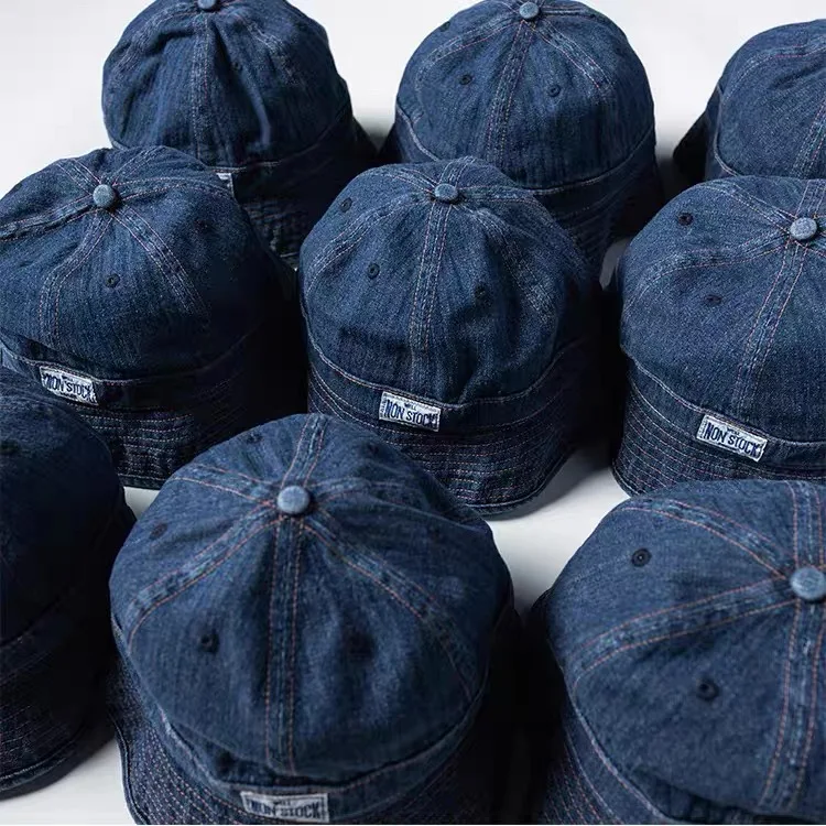 kapital-vintage-unisex-denim-fisherman-hat-washed-outdoors-sun-protection-fashionable-round-top-bucket-hat-by-chinese-manufac