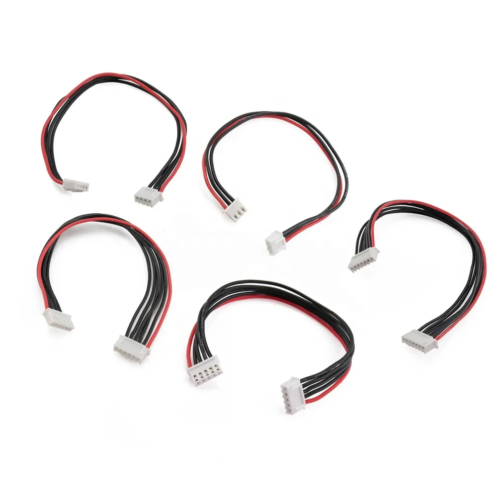 

50 шт. JST-XH 2S 3S 4S 5S 6S 7-контактный разъем «папа-папа» 22AWG 200 мм балансировочный провод LiPo Балансный кабель для зарядного устройства RC