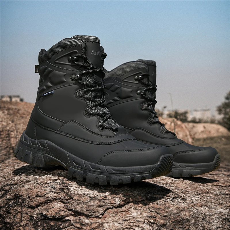 

Мужская походная обувь, тактические ботинки, высокие уличные боевые тренировочные кроссовки для мужчин, нескользящая спортивная обувь для бега по горной тропе