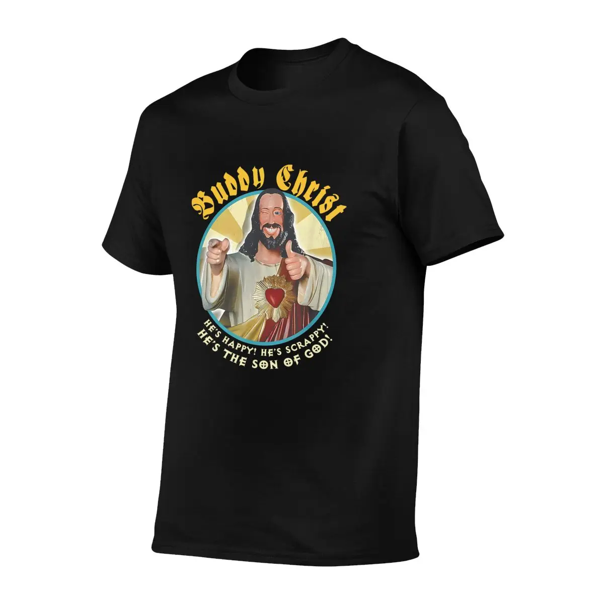 Buddy Christ Jay And Silent Bob Dogma View Askew Clerks Christmas Gift T-shirt Tee Shirt Pop Vintage