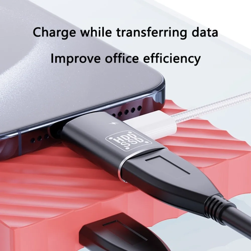 

Type-C To USB3.0 Type C OTG Adapter Portable High Speed OTG 2 in 1 Adapter PD Charging Data Transfer 2 in 1 Type-c Adapter