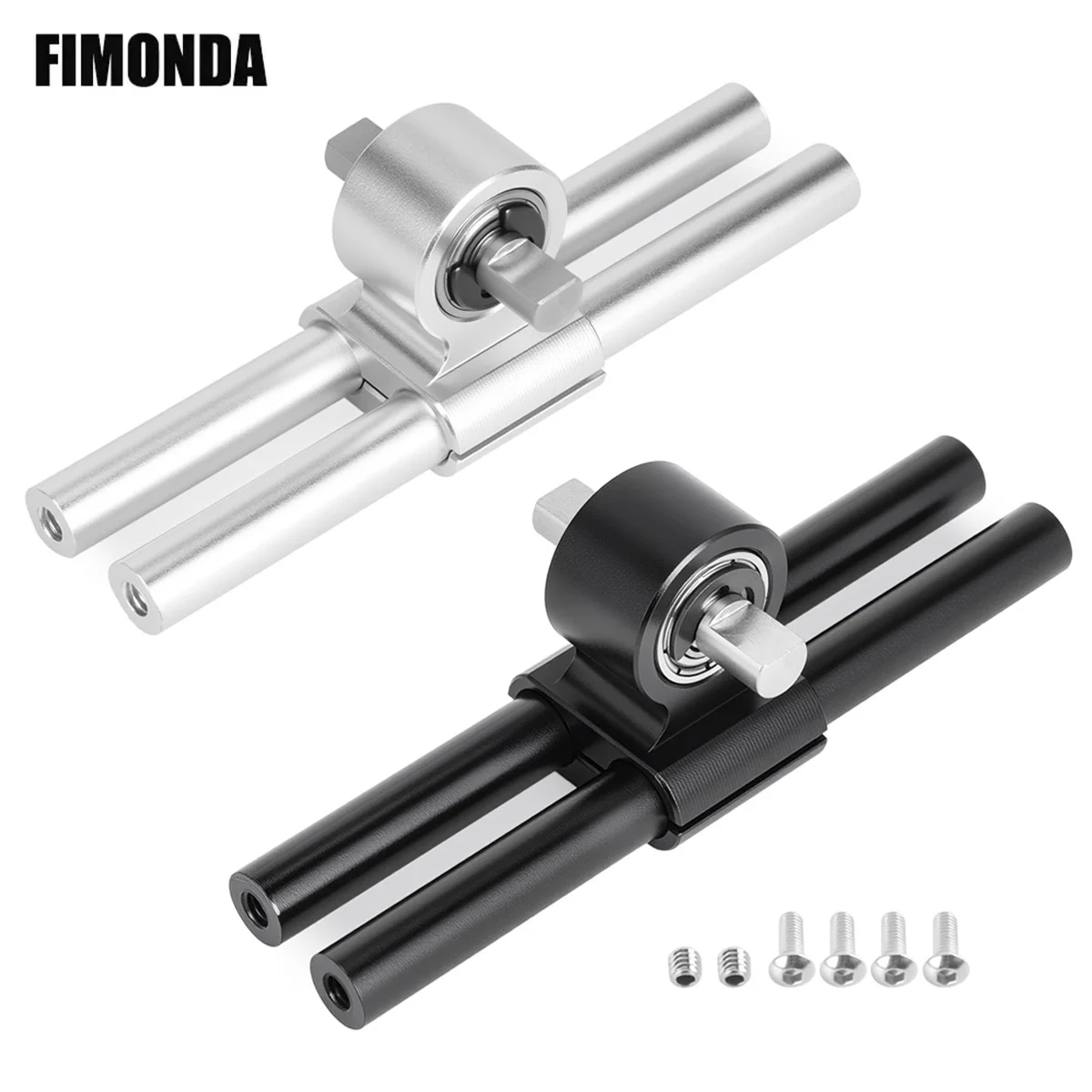 Verstellbares Aluminium-Trägerlager 70mm Breite für 1/10 RC Crawler LCG Chassis Cheater Rigs 1.9 Shafty Comp Aufbausatz Upgrade