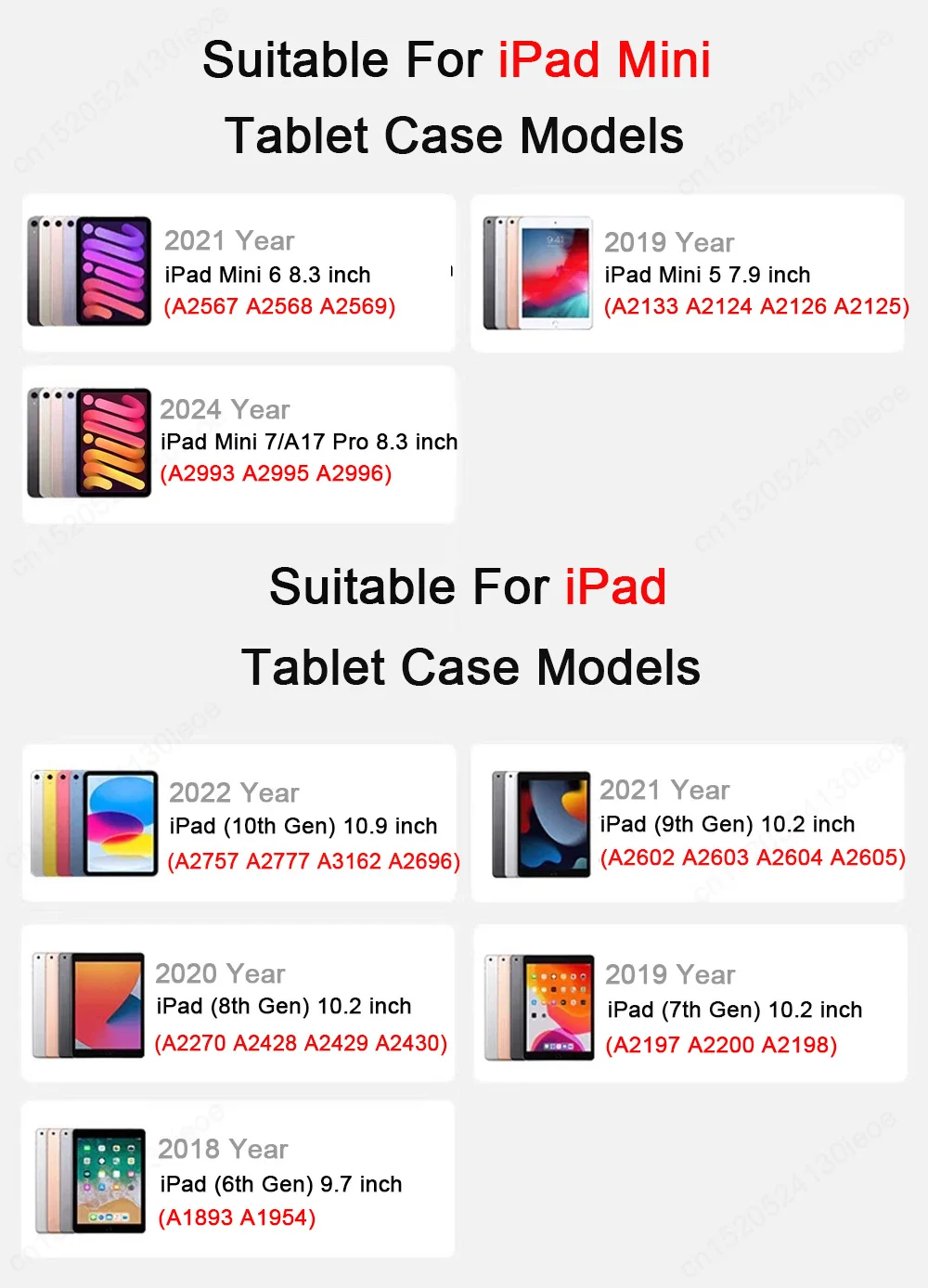 Für iPad 12. A16 11. 10. 7. 8. 9. 10,2" 6. 5. 9,7" Air 4 5 Air 11 Pro11 Standhülle iPad Mini 7 6 5 4 mit Stifthalter – Detail 3