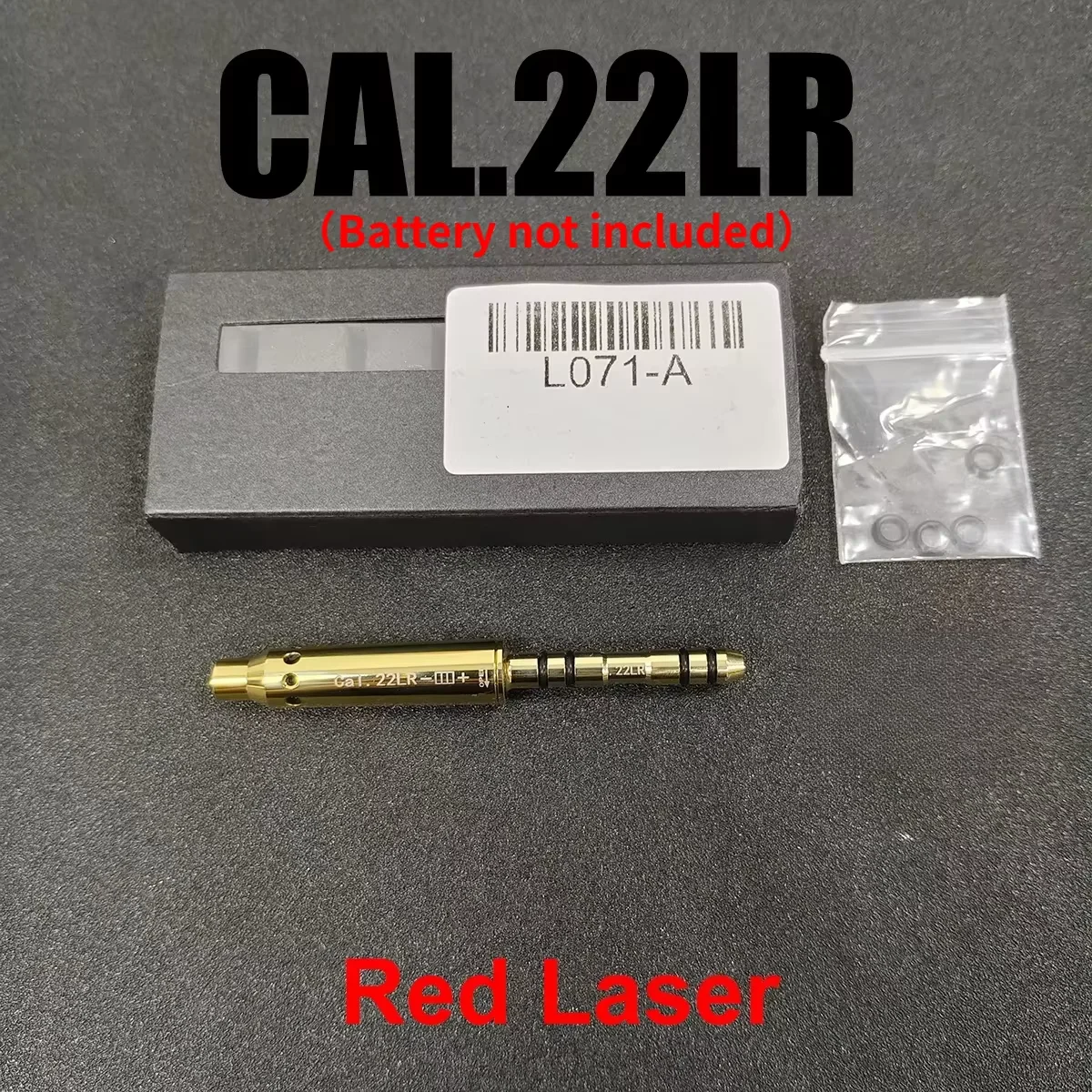 Cal.22LR Laser Bore Sight Red Dot Laser 9mm/.223 Rem/7.62mm/ 243/6mm/7mm/6.5mm/25/27mm Collimator Laser Boresighter Train Zero