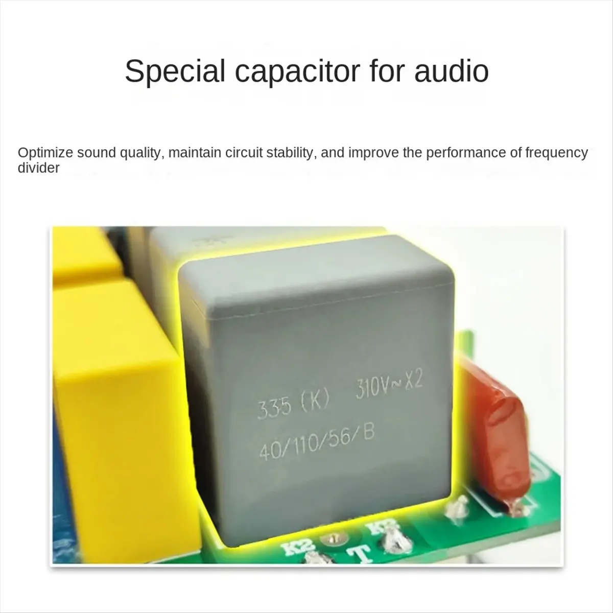 Fashion 800W 2 Way Speaker Audio Frequency Divider Treble 2 Unit Crossover Filters DIY HIFI Home Theater