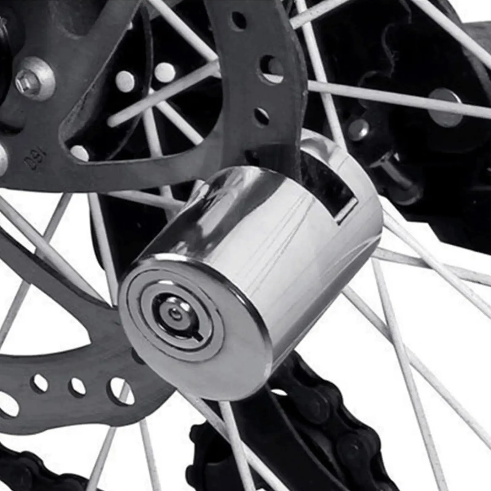 

Disc Brake Lock Portable Bike Disc Brake Lock Vehicle Security Lightweight High-Strength Steel