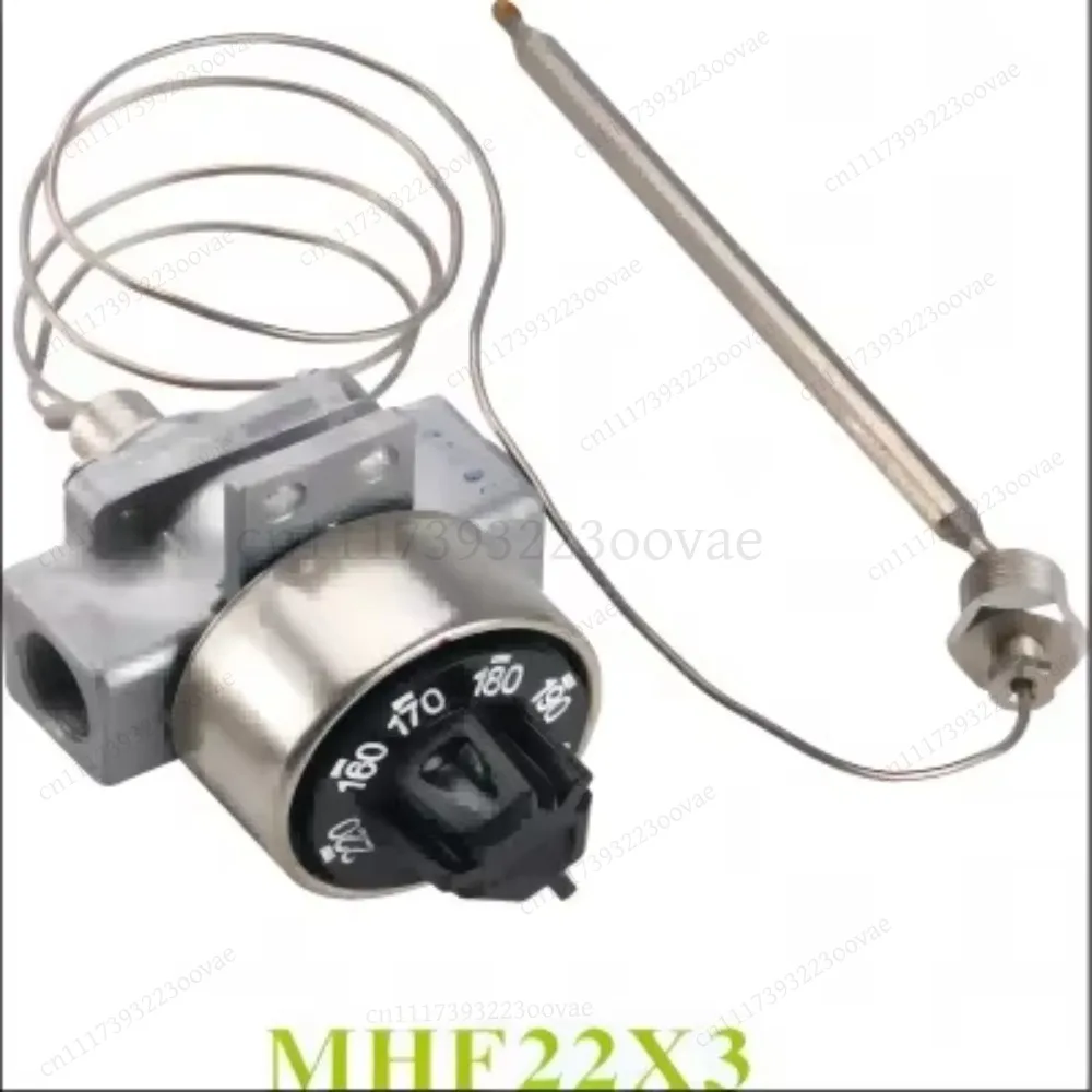 Gas Fryer Temperature Control Valve 160-220°C Thermostatic Regulator for Commercial Kitchen, Replacement Parts