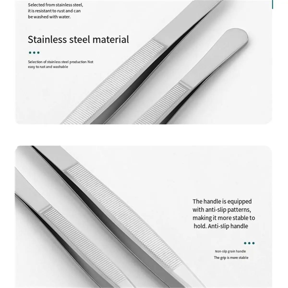 

Набор из 6 пинцетов с резиновыми наконечниками с ПВХ-покрытием, резиновые прямые плоские кончики, длинные изогнутые пинцеты для поделок