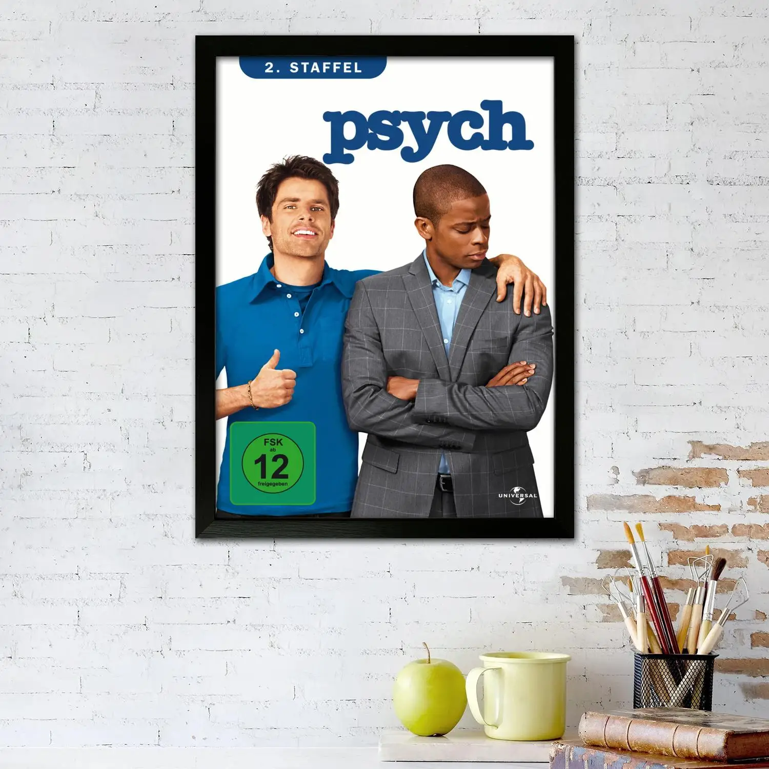 psych tv show Canvas Art Poster and Wall Art, Picture Print, Modern Family Bedroom Decor, Posters,Decorative painting