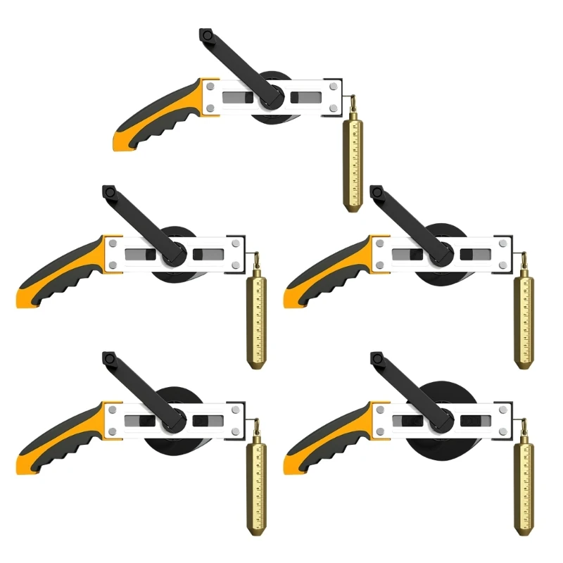 Medição Régua com Explosionproof Brass PlumbBob, fita métrica, borracha Handle, 517A