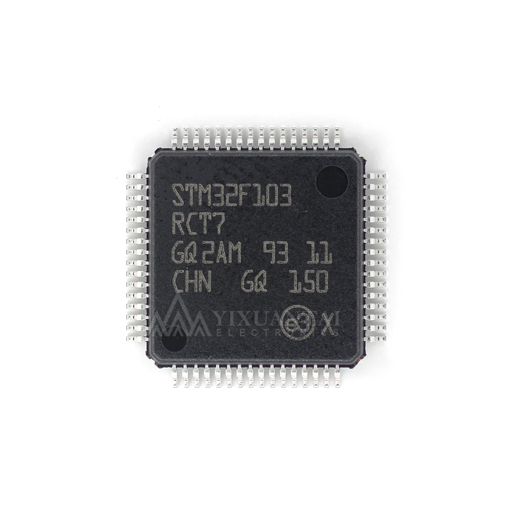 1PCS  STR711FR0T6 STM32F100RBT6B STM32F103RCT7 STR 711FR0T6 STM 32F100RBT6B 5 CTM V3 STM 32F103 100% New original QFP64