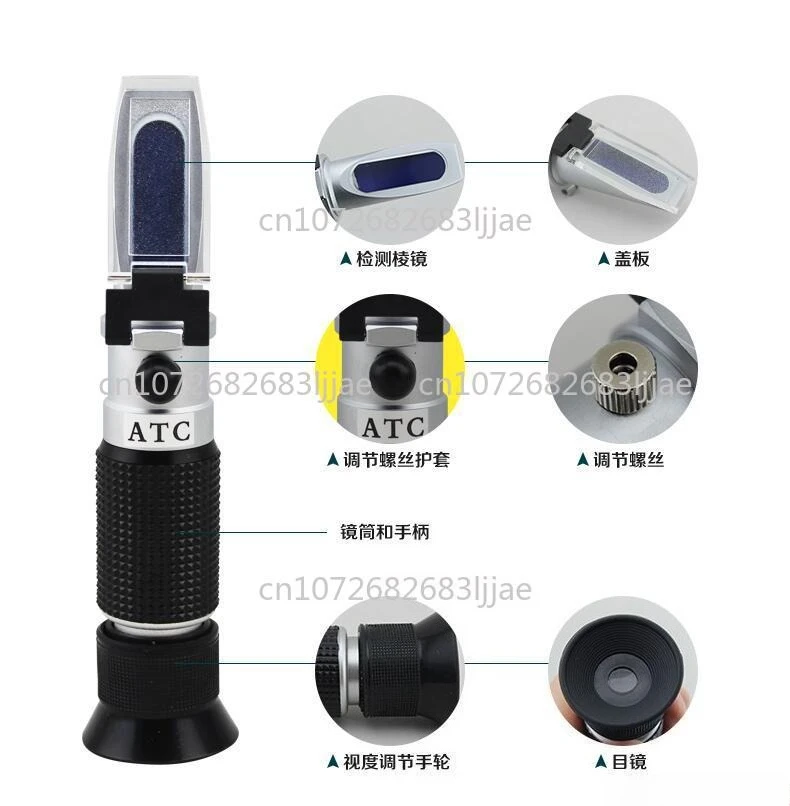 

Тестер точки замерзания, тестер охлаждающей жидкости, измеритель концентрации жидкости мочевины автомобиля, точка замерзания воды из стекла метанола