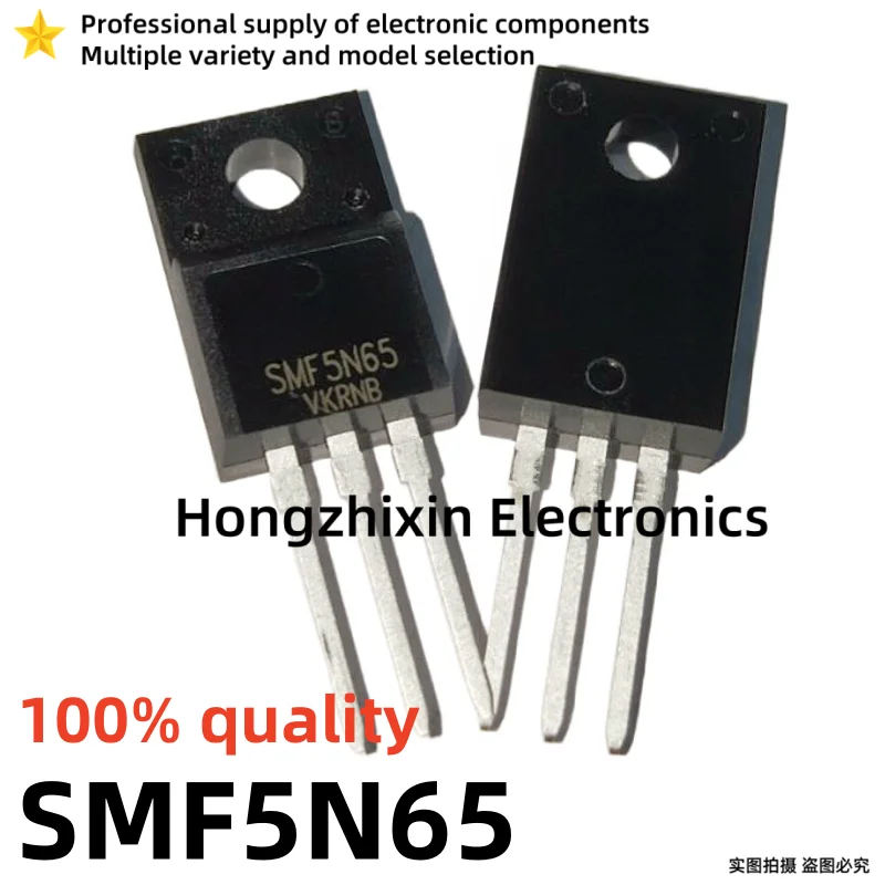 10PCS 100% quality SMF5N65 5N65 SMF6N65 6N65 SMF7N60 7N60 SMF7N65 7N65 SMF7N80 7N80 SMF8N60 8N60 TO-220F MOSFET