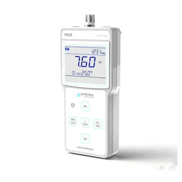 

Veidt Weighing Apera PH400 Portable pH Meter Kit 0.01pH High Accuracy Pen Type Benchtop PH Meter Lap PH Meter for Drinking Water