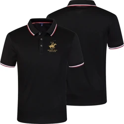 Summer Men's Sports POLO Short Sleeve Casual Shirt Lapel Top Pullover T-Shirt