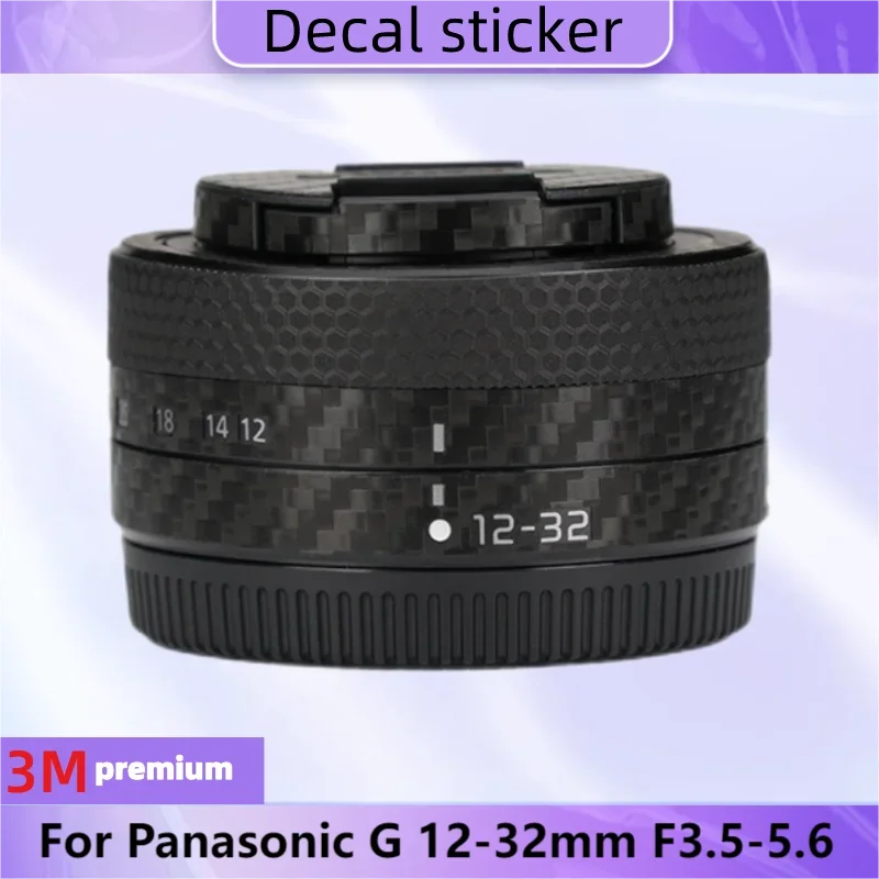 

For Panasonic Lumix G 12-32mm F3.5-5.6 Anti-Scratch Camera Lens Sticker Coat Wrap Protective Film Body Protector Skin Cover