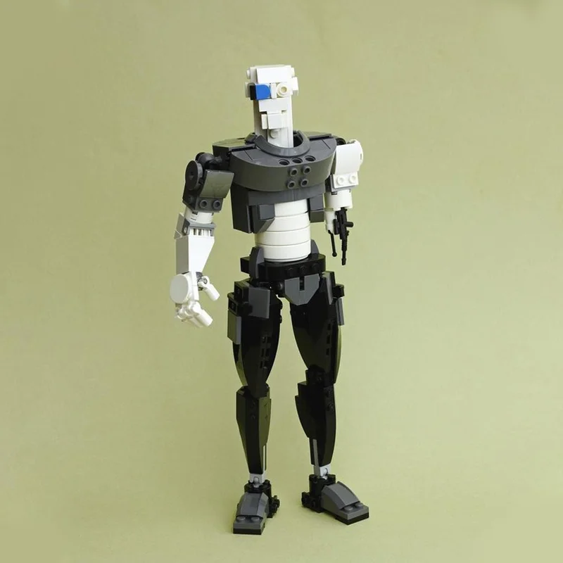 

211 шт. MOC Cyborg, строительные блоки, рождественский подарок, уникальный дизайн «сделай сам», для детей, креативные лучшие идеи на день рождения для детей