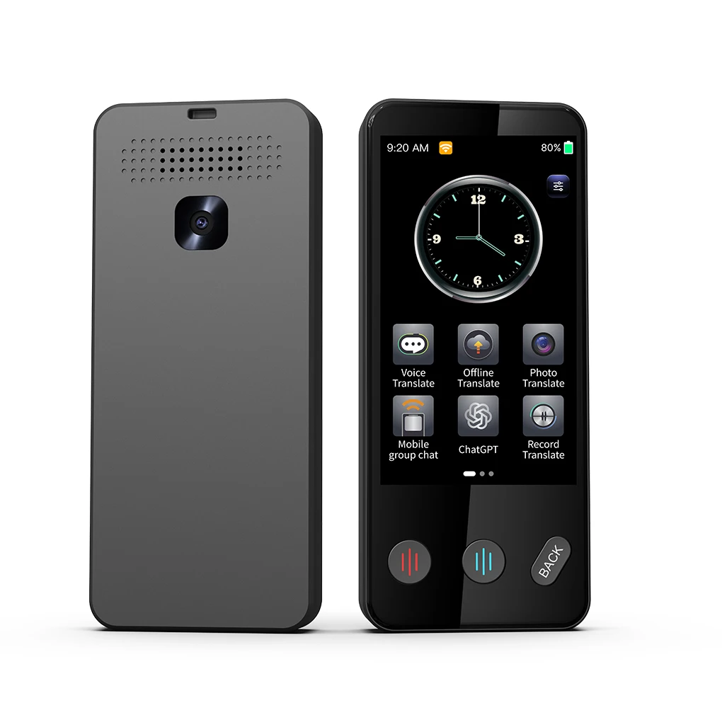 Smart AI Deepseek Voice Accurate Translator Touch Screen Support 142 Languages Translate Photo Offline Record Fast Translation