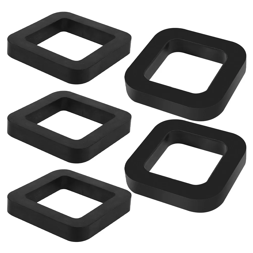 

5Pcs Trailer Hitch Rattle Stopper Rubber Buffers Noise Cancellation Pads for Hitch Receiver Quiet Tow Trailer Bumper Pads