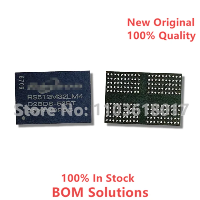 Original 100% New 1PCS/LOT RS512M32LM4D2BDS-53BT RS512M32LM4 BGA-200 IC Chipset