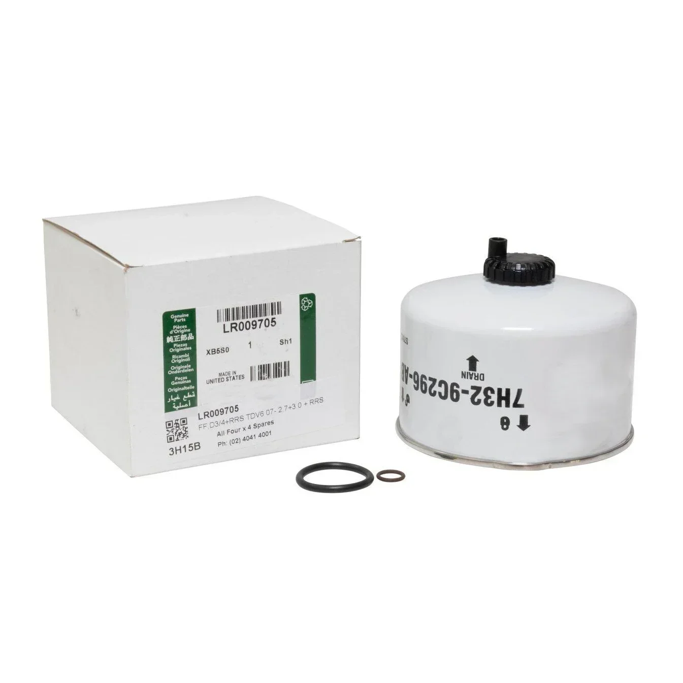 Brandstoffilter Lr009705 Voor Land Rover Range Rover Sport Discovery Lr3 Lr4 2.7l Dieselmotoren 3.0l V6/3.6l V8 Brandstof Filterwji500020