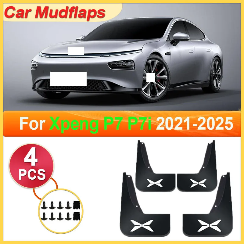 

4 шт. для Xpeng P7 P7i 2021 2022 2023 2024 2025 автомобильные брызговики передние и задние брызговики брызговики аксессуары для крыльев