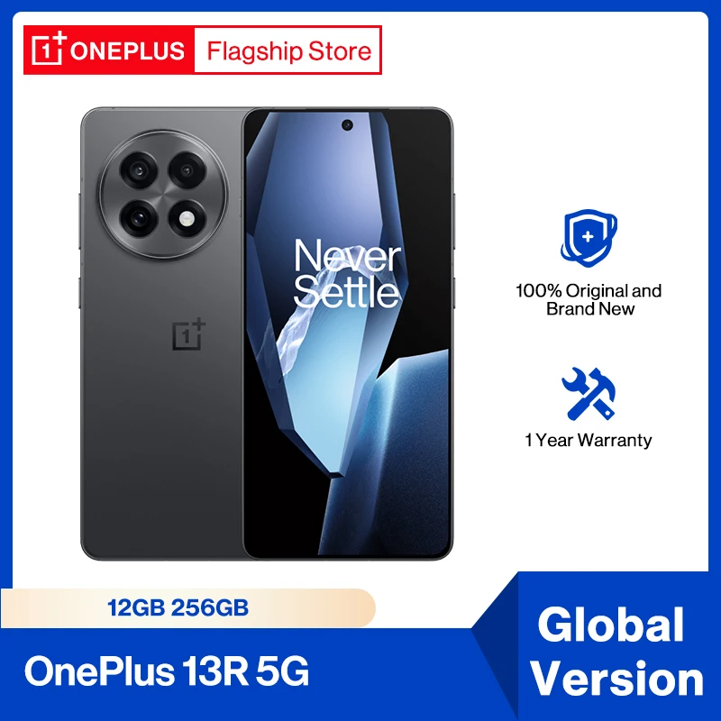 All New OnePlus 13R Global Version Smartphone Snapdragon 8 Gen 3 120Hz Display 6000mAh Battery 80W SUPERVOOC Bluetooth 5.4