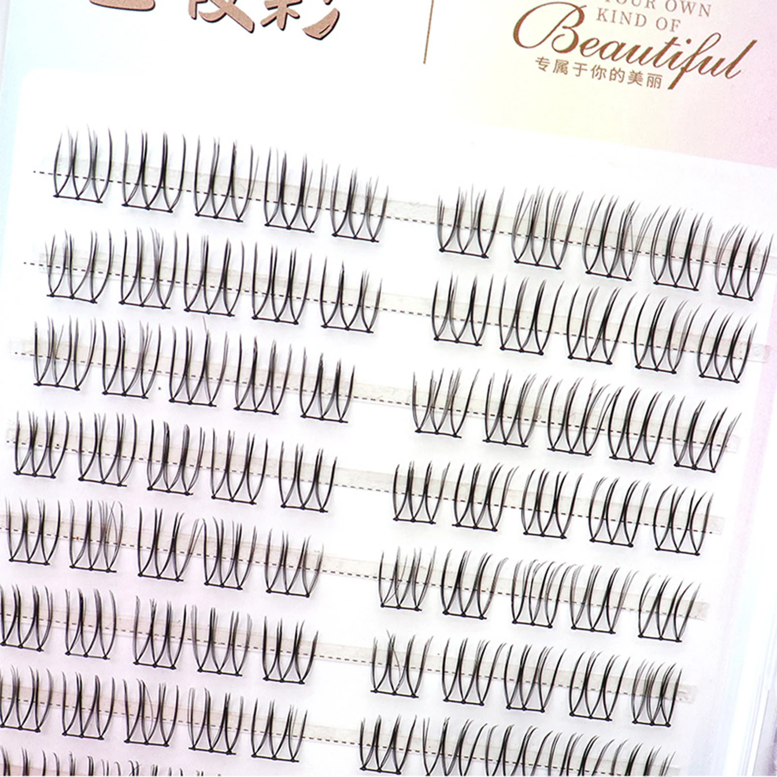 مجموعات رموش فردية كوسبلاي تأثير ثلاثي الأبعاد رموش فردية رموش صناعية طبيعية تمديد للمبتدئين ودية