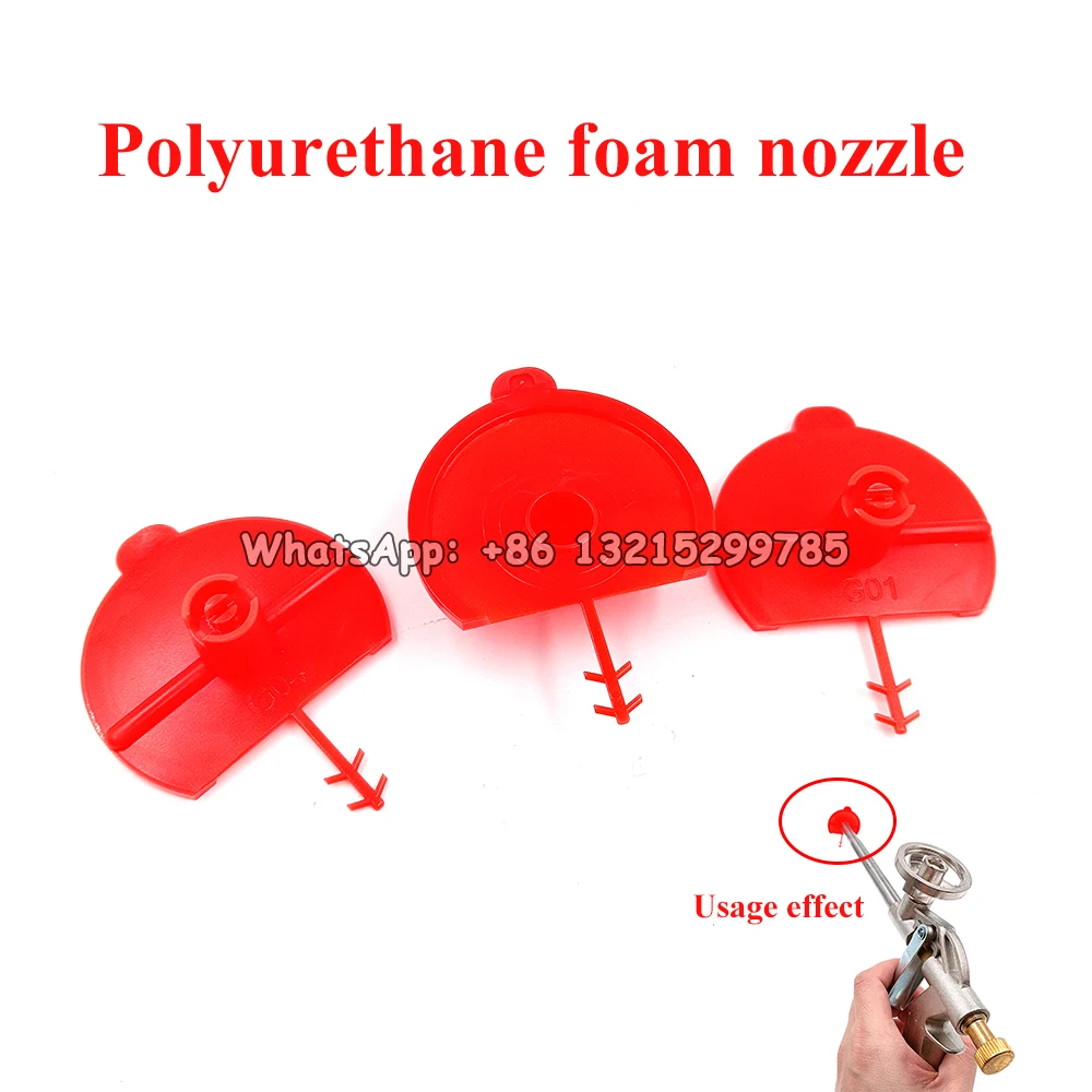 Polyurethane Foam Flat Fan Nozzle, Expansion Spraying, Foam Adhesive Spraying, Polyurethane Trimming, 2 Pcs, 5 Pcs, 10Pcs