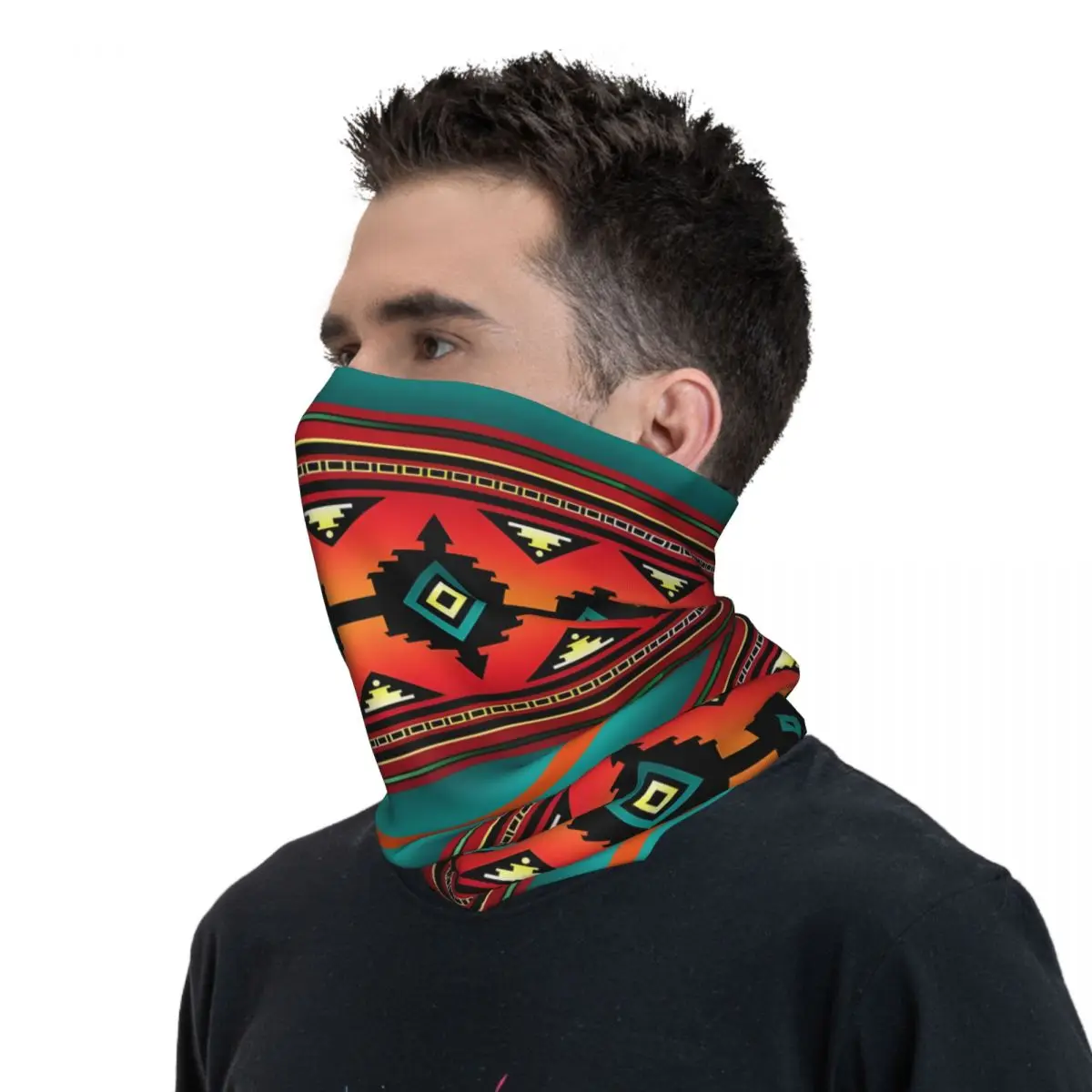 Canyon Navajo sottile Bandana collo ghetta avvolgere sciarpa fascia collo copertura