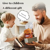 3D Cartoon Children RC Car Mini Watch Toys USB Charging Plush Rabbit Racing Toys Cute Pet Car Kapibala Watch Electric Toy