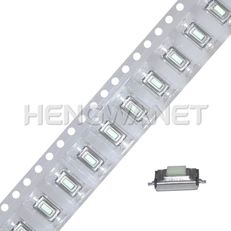 100PCS Reel Tact Touch Micro Switch 3X6X2.5 Tactile Push Button Switch 3*6*2.5mm SMD 2Pin Car Remote Control Key Button Switch