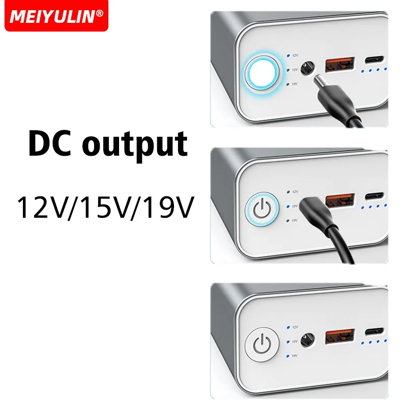 30000 mAh 65 W Power Bank Grote capaciteit Draagbare 12 V DC Snel opladen Externe reservebatterij voor laptop iPhone Samsung Xiaomi