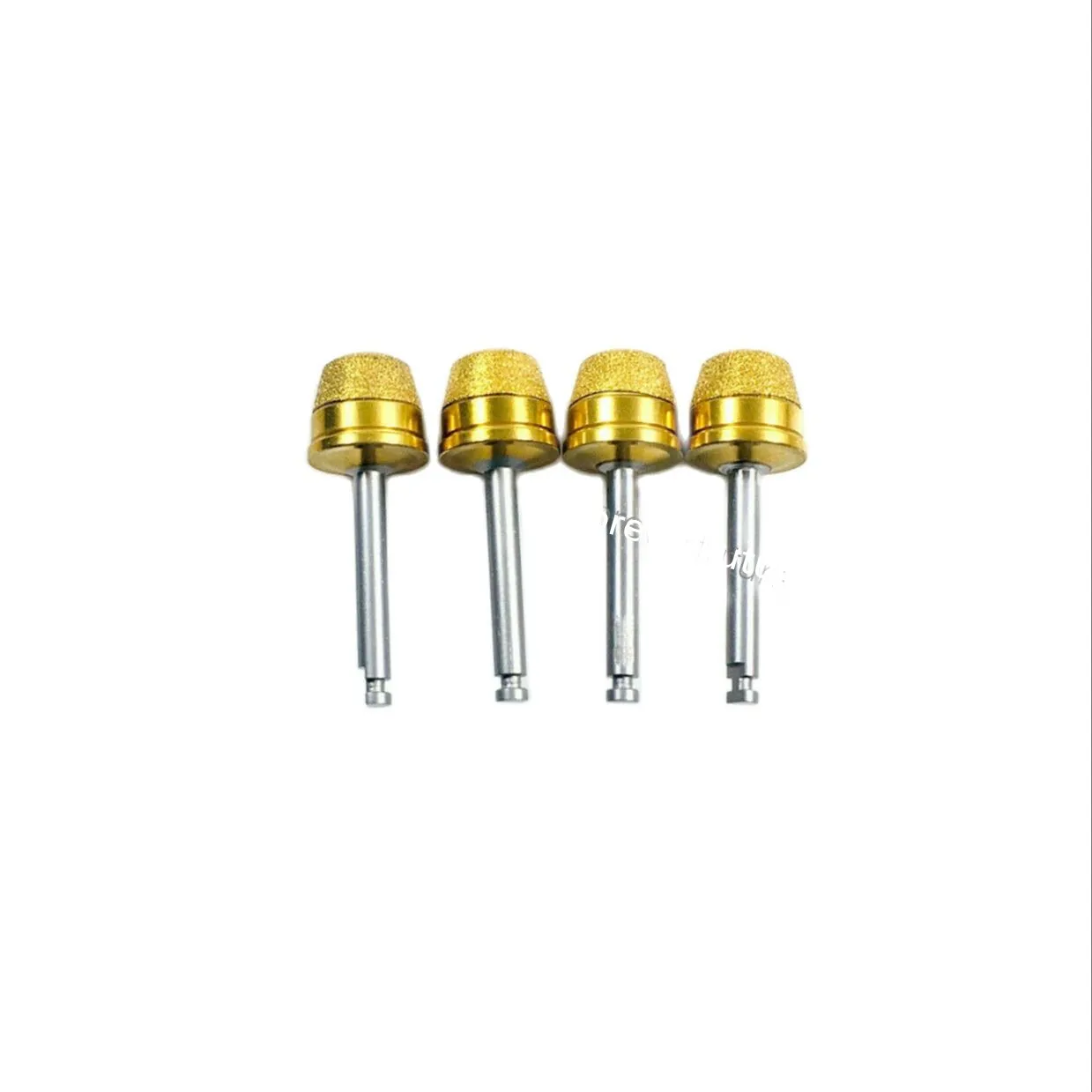 1-10Pcs Dental Lateral Approach Drills Diamond Golden Coat Lift Burs Round Sinus Dia.8mm