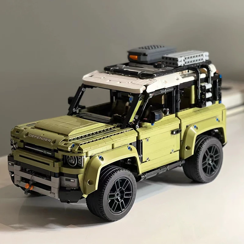 2573PCS Technical 1:8 Land Rover Defender Off-Road Building Blocks SUV Assemble Bricks Vehicle Toys Gift For Children Kids