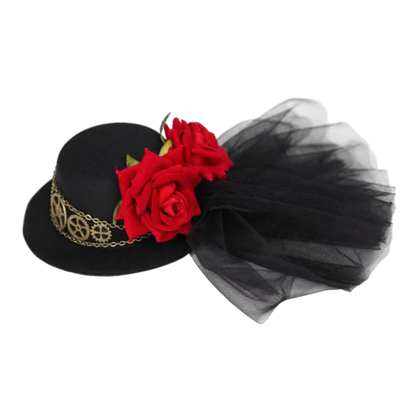 Mini chapeau haut de forme steampunk pour femmes, épingle à cheveux, pince à cheveux, équipement de sauna gothique, faveurs de fête, Halloween, masplay, accessoires pour cheveux