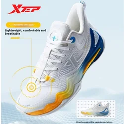 Xtep  For Men 2024 Winter Basketball Shoes Rebound Soft Leisure Durability Support Training   Sneakers 876419120003