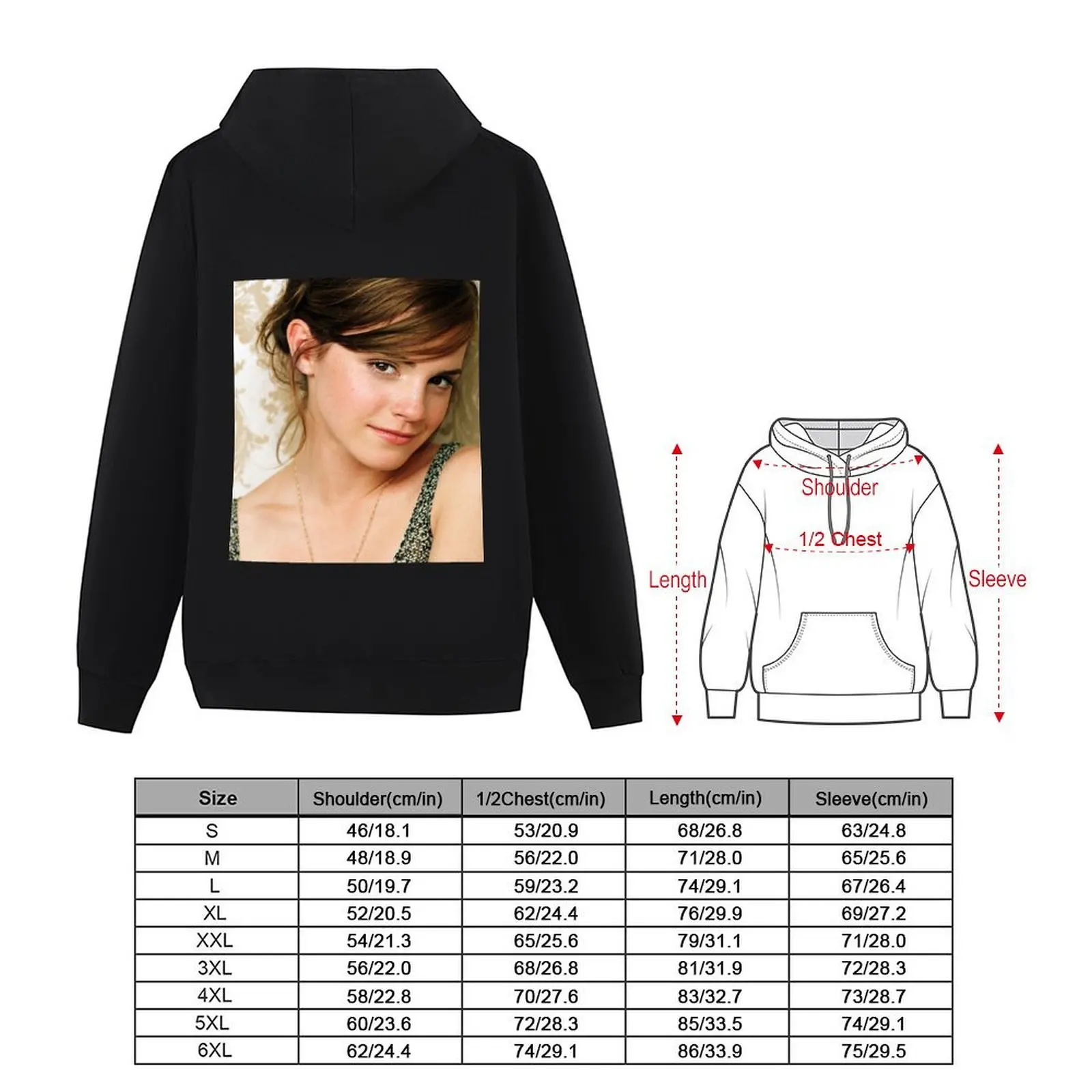 إيما واتسون هوديي ملابس رجالي ملابس شتوية ملابس رجالية ملابس أنيمي هوديي أنيمي #5