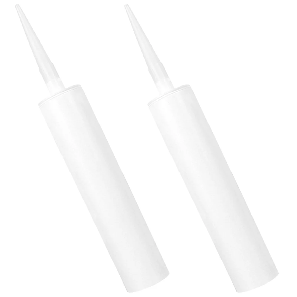 

2 Pcs Needle Empty Hose Caulking Sealant Small Easy Squeeze Bottle Plastic Tube Travel