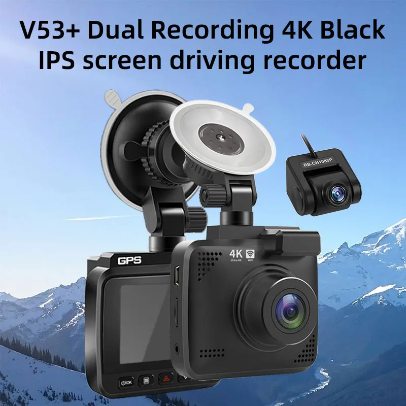 Car DVR Dash Cam Camera Night Vision Motion Detection GPS 150° View Angle Dual Lens Loop Recording G-sensor USB Video Recorder